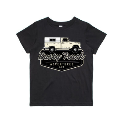 Rusty Truck Adventures Kid's T-shirt Thumbnail